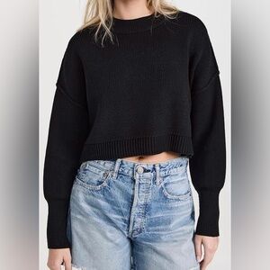 Free People Black Women's Sweater